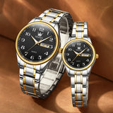 OLEVS Watches for Woman 5567 GL Golden Black