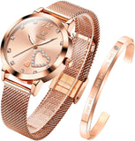 OLEVS Watches for Woman 5189 Rose Pink DW