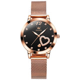 OLEVS Watches for Woman 5189 Rose Black