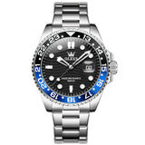 OLEVS 3610 Mens Watches, Silver Dress Gold Classic Luxury Big Large Face Waterproof Watches for Men, Analog Two Tone Stainless Steel Men Wrist Watch