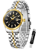 OLEVS Watches for Woman 5593 Golden Black