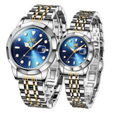 OPK Watches for Woman 8170 GL Golden Blue