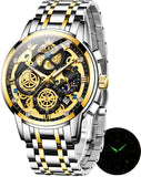 OLEVS Watches for Man 9947 Golden Black