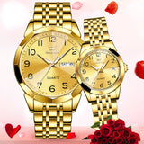 OLEVS Watches for Woman 9970 GL Golden