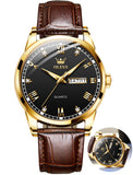 OLEVS Watches for Man 6896 Golden Black
