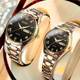 OLEVS Watches for Woman 5563 GL Golden Black