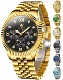 OLEVS Watches for Man 2932 Golden Black