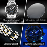 Black Strap-Black Dial Silver Trim