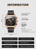 OLEVS Watches for Man 9950 Rose Black