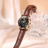 OLEVS Watches for Woman 5532 Rose Black