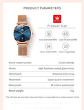 OLEVS Watches for Woman 5869 Rose Blue DW
