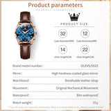 OLEVS Watches for Woman 5532 Rose Blue