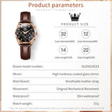 OLEVS Watches for Woman 5532 Rose Black