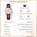 OLEVS Watches for Woman 5532 Rose White