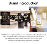 OLEVS 3640 Chronograph Watches for Men Waterproof Business Dress Analog Quartz Luxury Moon Phase Stainless Steel Roman Numeral Luminous Casual Mens Wrist Watches Reloj Para Hombre