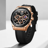 OLEVS Watches for Man 9911 Rose Black
