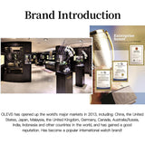 OLEVS 3678 Watches for Men Luxury Dress Chronograph Analog Quartz Gold Plated Stainless Steel Moon Phase Waterproof Luminous Date Fashion Mens Wrist Watches Reloj Para Hombre