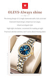 OLEVS 7003 Automatic Watches for Women Stainless Steel Durable Women's Watches Waterproof Business Womens Luxury Watches Fashion Luminous Date Self Winding Watches for Women Reloj para Mujer