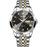Two Tone Strap - Black Dial Gol Trim