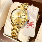 OLEVS Watches for Woman 5563 Golden