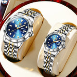 OPK Watches for Woman 8170 GL Golden Blue