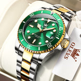 OLEVS Watches for Man 5885 Golden Green