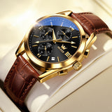 OLEVS Watches for Man 2872 Golden Black