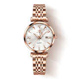 Rose Strap - White Dial Rose Trim