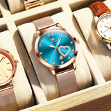 OLEVS Watches for Woman 5189 Rose Blue