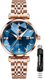 OLEVS Watches for Woman 5536 Rose Blue