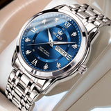 OLEVS Watches for Man 5513 Blue