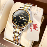 OLEVS Watches for Woman 5563 Golden Black