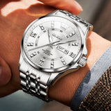 OLEVS Watches for Man 3620 White