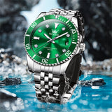 OLEVS Watches for Man 9809 Green