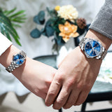 OLEVS Watches for Woman 9970 GL Blue
