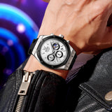 OLEVS Watches for Man 9911 White