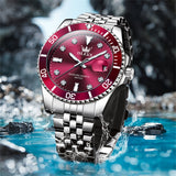 OLEVS Watches for Man 9809 Red