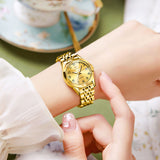 OLEVS Watches for Woman 9970 Golden