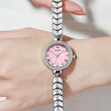 OLEVS 9971 Mermaid Full Diamond Quartz Women's Watch: Waterproof, Luminous, Fully Diamond-Set, Mermaid-Themed Design.