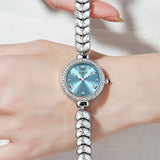 OLEVS 9971 Mermaid Full Diamond Quartz Women's Watch: Waterproof, Luminous, Fully Diamond-Set, Mermaid-Themed Design.