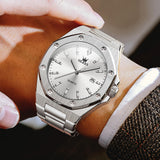 OLEVS Watches for Man 3613 White