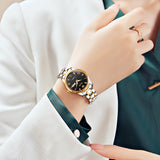 OLEVS Watches for Woman 5563 Golden Black