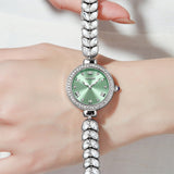 OLEVS 9971 Mermaid Full Diamond Quartz Women's Watch: Waterproof, Luminous, Fully Diamond-Set, Mermaid-Themed Design.
