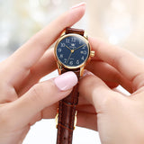 OLEVS Watches for Woman 5566 Golden Blue