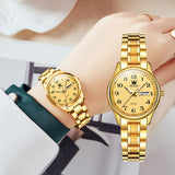 OLEVS Watches for Woman 5567 Golden