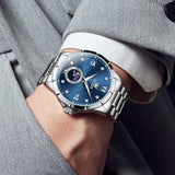 OLEVS Watches for Man 2956 Blue
