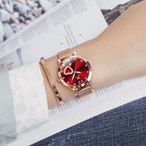 OLEVS Watches for Woman 5189 Rose Red DW