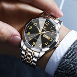 OLEVS Watches for Man 9970 Golden Black