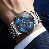 OLEVS Watches for Man 2892 Blue