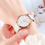 OLEVS Watches for Woman 5869 Rose White -PB